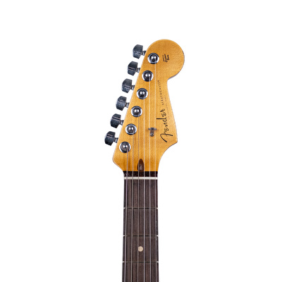 Fender Custom Shop Custom Deluxe Stratocaster HSS Relic 3 Ton Sunburst Elektro Gitar